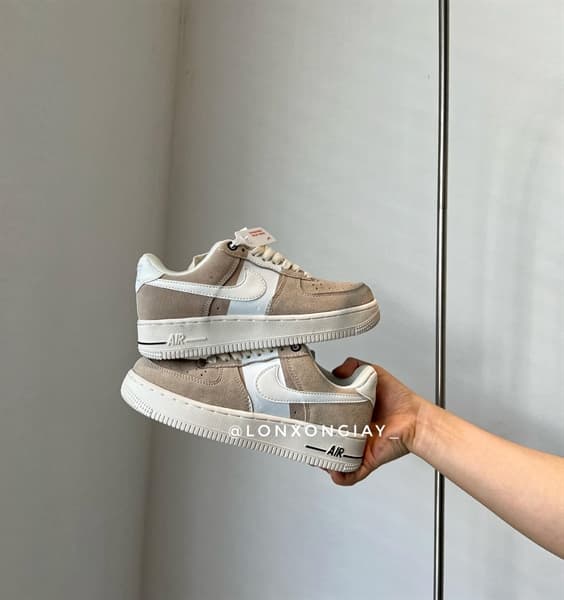 GIÀY THỂ THAO AF1 NÂU KEM