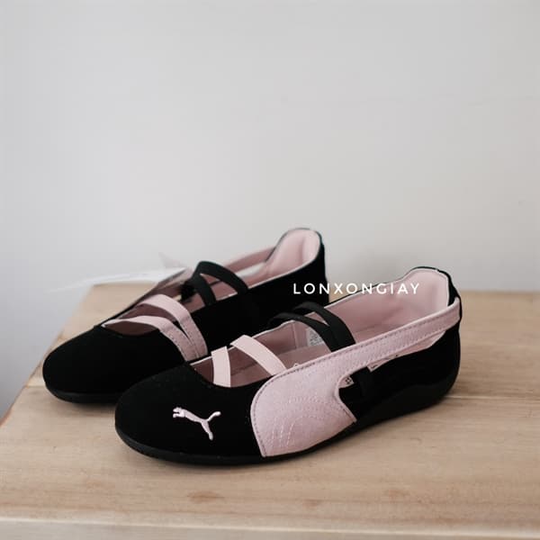 HÀI PUMA SPEEDCAT ĐEN HỒNG